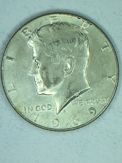 1969 D Kennedy Half Dollar