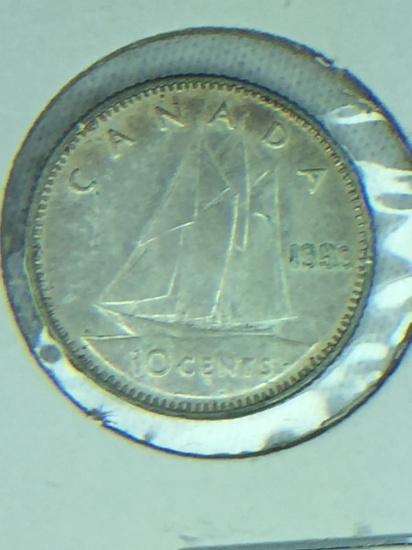 1953 Canada Dime