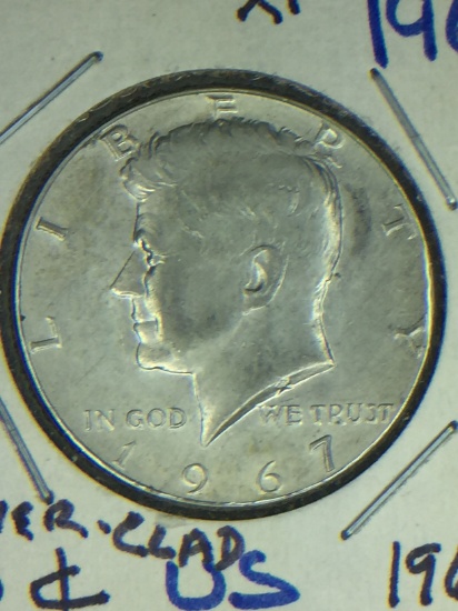 1967 Kennedy Half Dollar