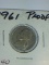 1961 – P Jefferson Nickel