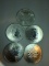 (5) .9999 Fine Silver 2009 Canadian Maple Leaf Rounds