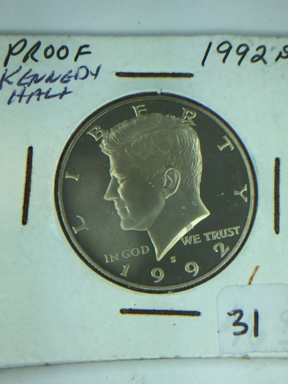 1992 – S Kennedy Half Dollar