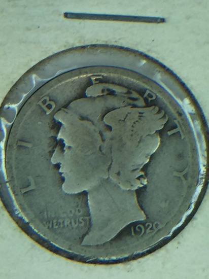 1920 Mercury Dime