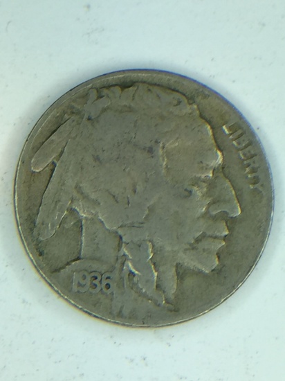 1936 – D Buffalo Nickel