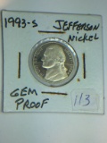 1993 – S Jefferson Nickel