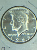 1969 – S Kennedy Half Dollar