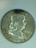 1958 – D Franklin Half Dollar