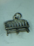 .925 Sterling Silver Country Bench Charm