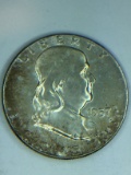 1957 – P Franklin Half Dollar