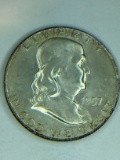 1957 – D Franklin Half Dollar
