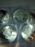 (5) .999 Fine Silver 1 Ounce Rounds