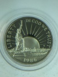 1986 Statue Of Liberty Ellis Island Half Dollar