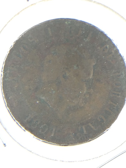 1891 Portugal Coin