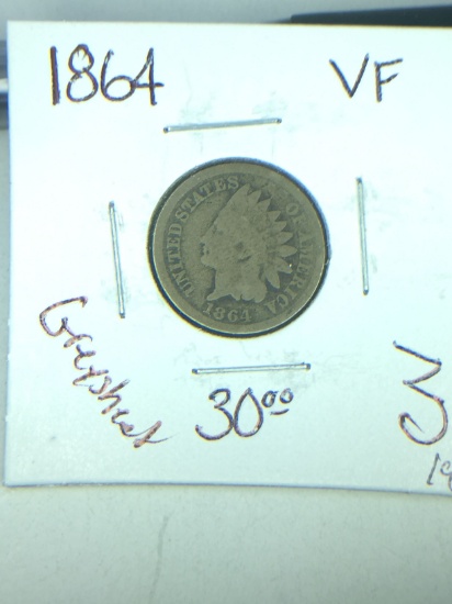 1864 Indian Head Cent