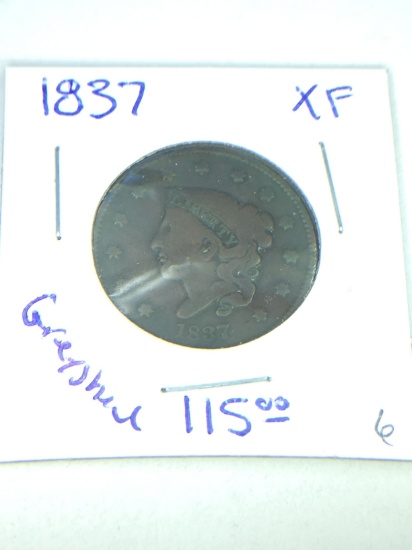 1837 Large Cent