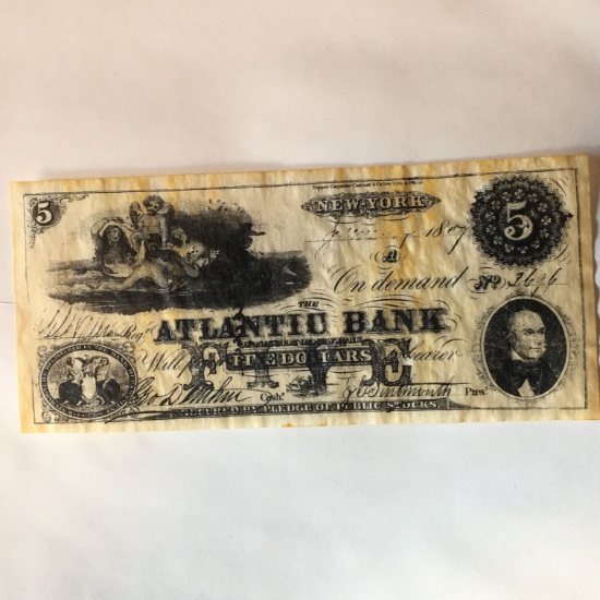 5 Dollar New York, The Atlantic Bank