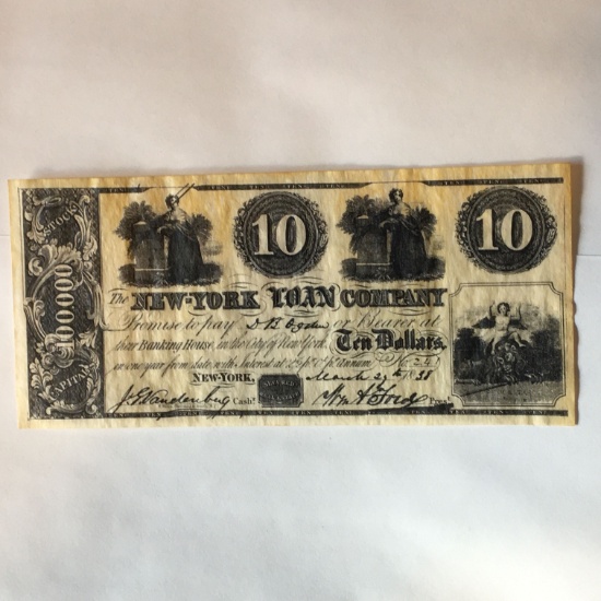 10 Dollar The New York Loan Company