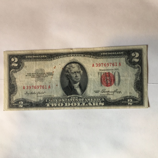 1953 $2.00 Red Seal