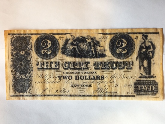 2 Dollar The City Trust & Banking Co.