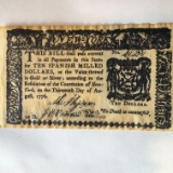 10 Spanish Milled Dollars New York