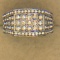 .925 Sterling Silver Man 2 Carat Gemstone Ring