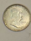 1962 – P Franklin Half Dollar