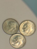 1953 – P, – D, – S Roosevelt Dimes