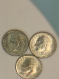 1954 – P, – D, – S Roosevelt Dimes