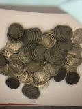 (100) Assorted Buffalo Nickels