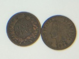 1906, 1902 Indian Head Cents