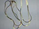 (2) Antique Gold Filled Necklaces