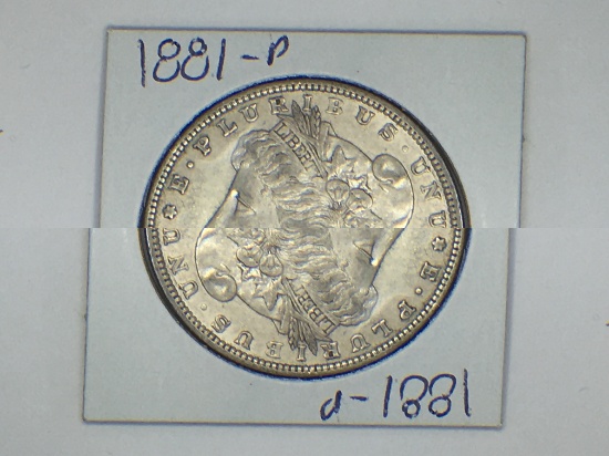 1881 P MORGAN DOLLAR