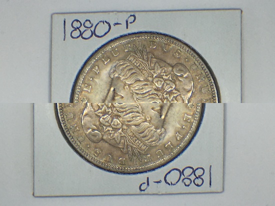 1880 P MORGAN DOLLAR