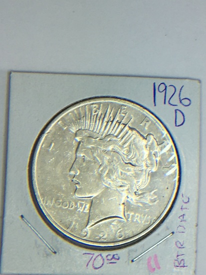 1926 D Peace Dollar