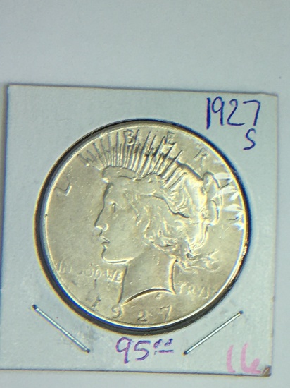 1927 S Peace Dollar