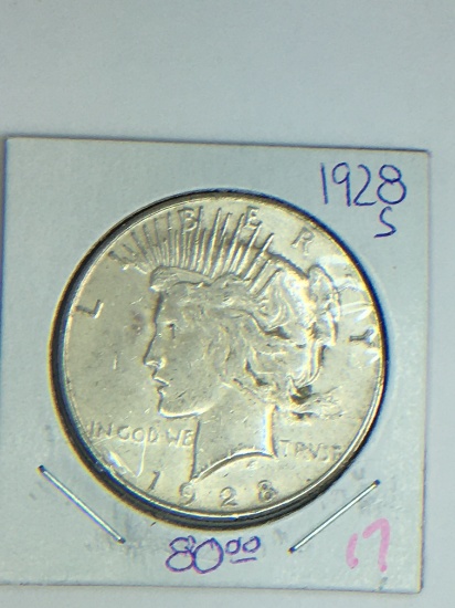 1928 S Peace Dollar