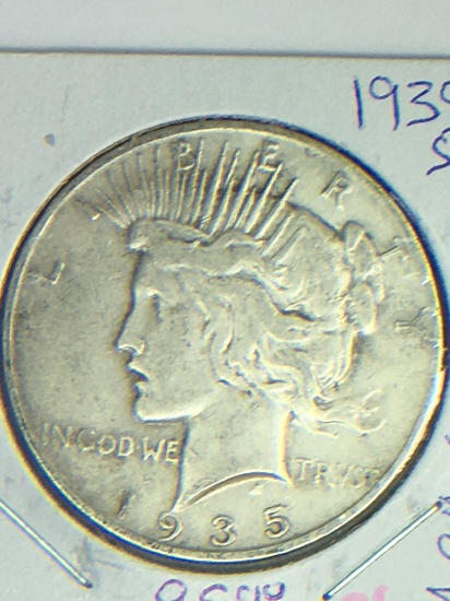 1935 S Peace Dollar