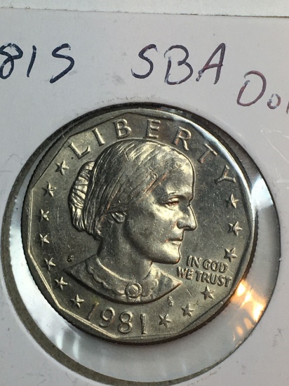 1981 – S Susan B Anthony Dollar