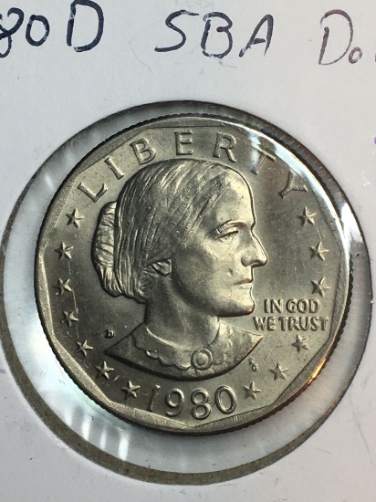1980 – D Susan B Anthony Dollar