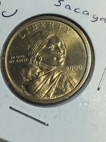 2000 – D Dollar Sacajawea Dollar