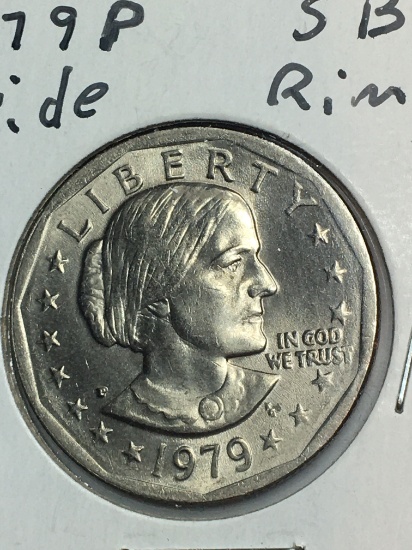 1979 – P Susan B Anthony Dollar Wide Rim