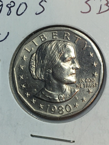 1980 – S Susan B Anthony Dollar