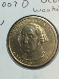 2007 – D George Washington Golden Dollar