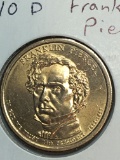 2010 – D Franklin Pierce Golden Dollar