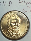 2011 – D Ulysses S Grant Golden Dollar