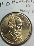 2011 – D Rutherford B Hayes Golden Dollar