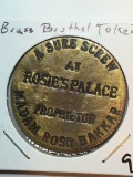 Rosie's Palace Brass Brothel Token