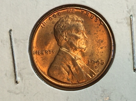 1945 D Lincoln Wheat Cent