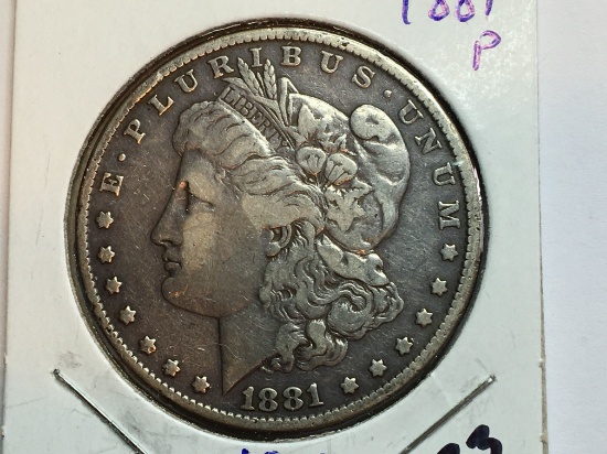 1881 P Morgan Dollar