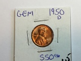 1950 D Lincoln Wheat Cent